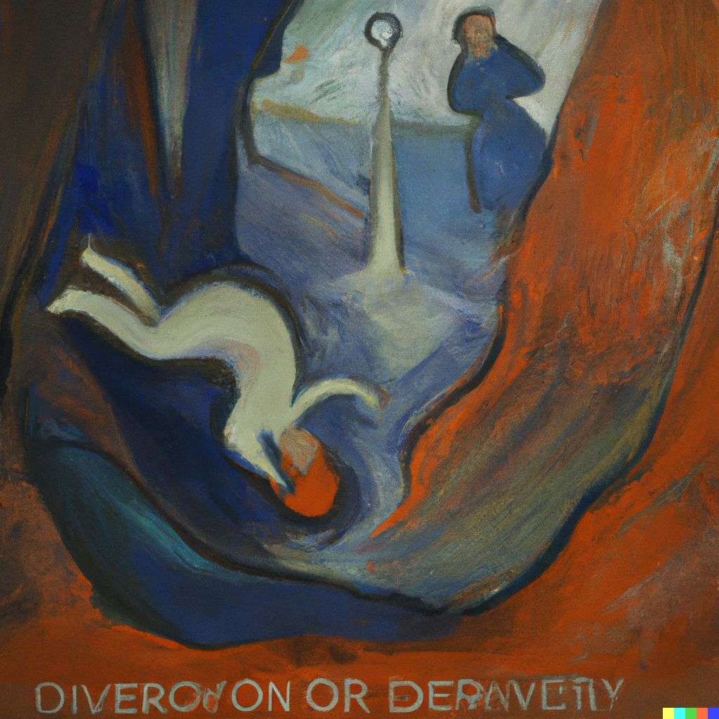 the discovery of gravity, painting by Edvard Munch